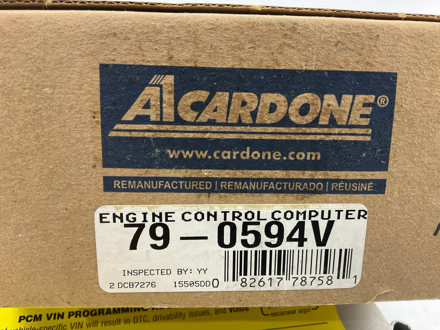 REMAN. Cardone 79-0594V Engine Computer Control Module ECM 98 B1500 3.9L V6 OHV