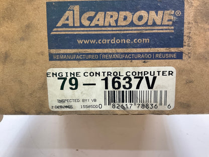 REMAN. Cardone 79-1637V Engine Control Module For 2000 Jeep Grand Cherokee 4.0L