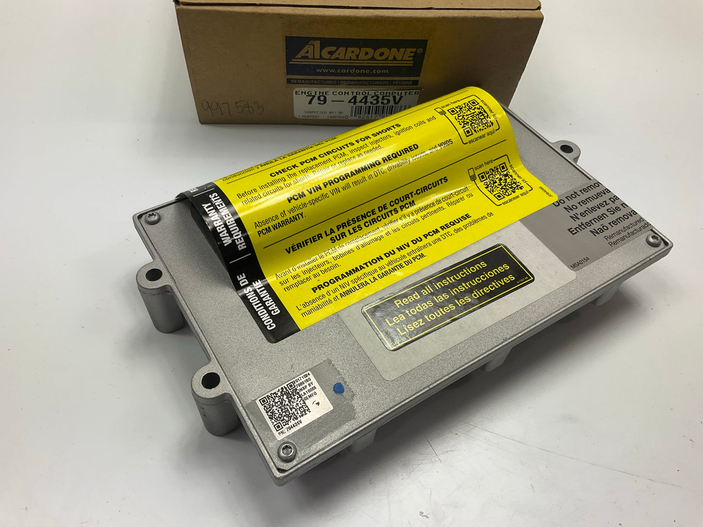Programming REQUIRED Cardone 79-4435V Engine Computer ECM 02 Grand Cherokee 4.0L