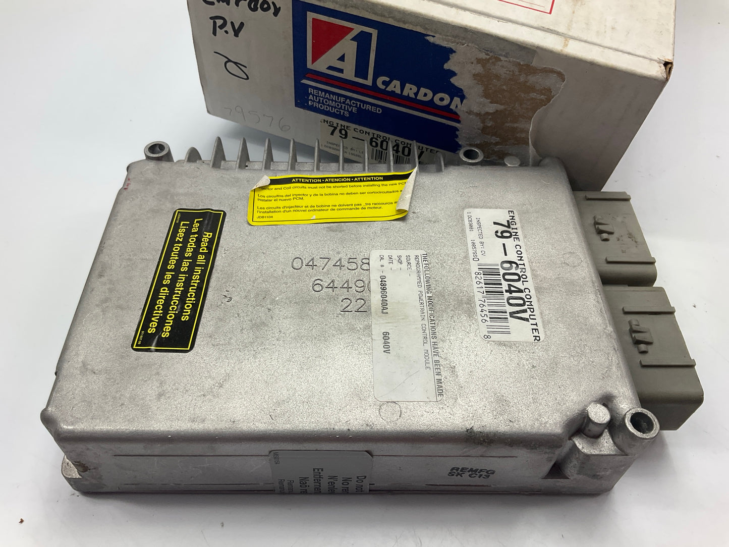 REMAN. Cardone 79-6040V Engine Control Module For 2001 Chrysler Sebring 2.7L-V6