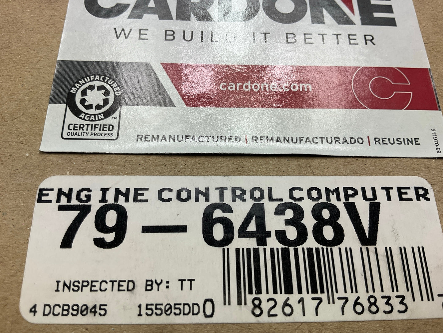 REMAN. Cardone 79-6438V Engine Control Module ECM For 1999 Dodge Status 2.5L