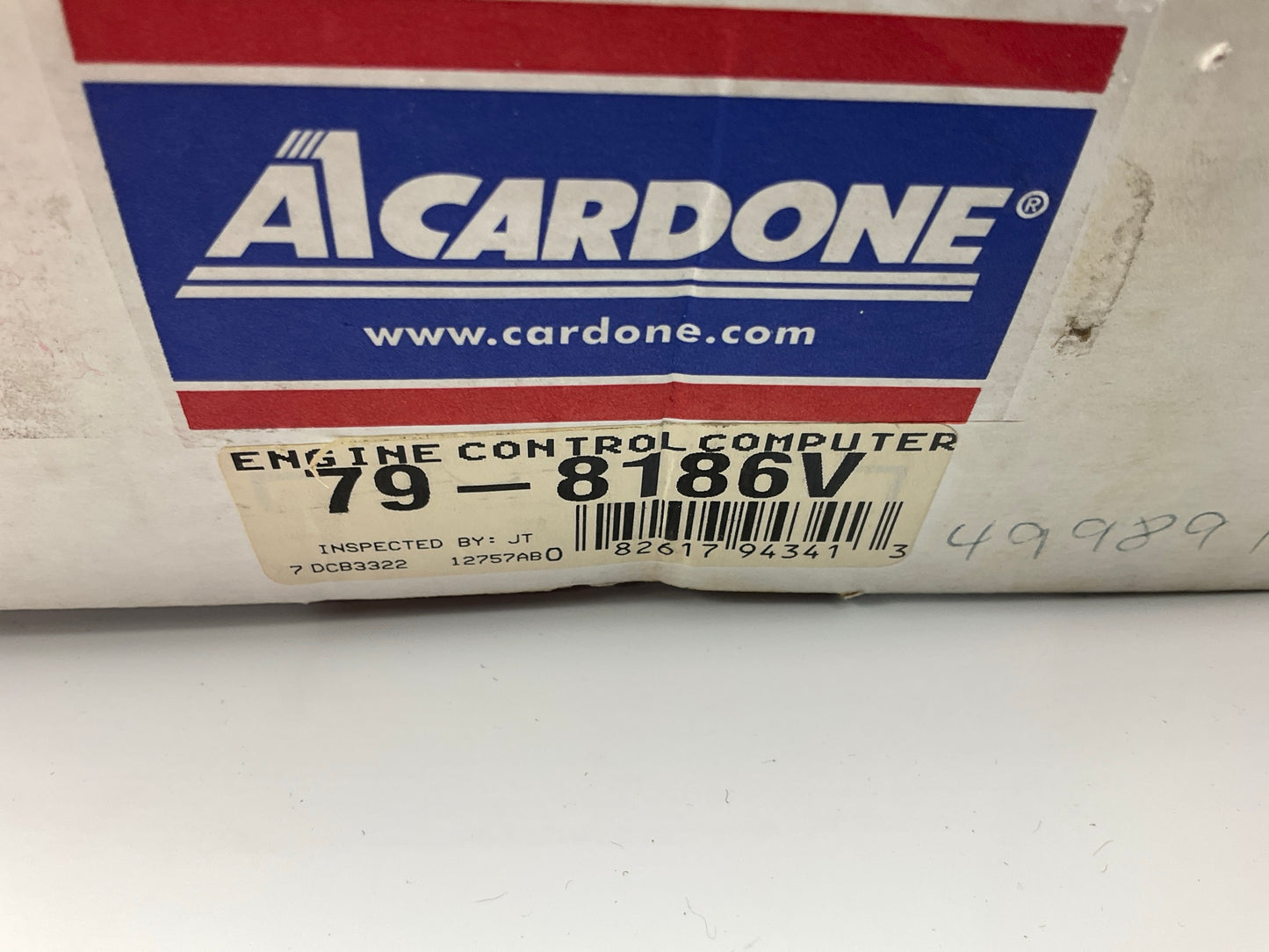 REMAN. Cardone 79-8186V Engine Control Module (ECM)