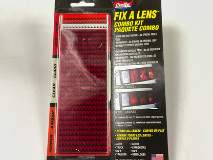 CarGo 19456 Tail Light Tail Lamp Lens Repair Kit: Amber, Clear & Red Patches