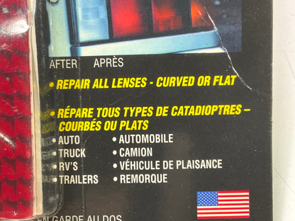 Cargo 19494 RED Tail Light Lamp Lens Repair Tape - Works On Flat Or Curved Lens
