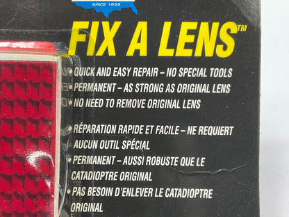 Cargo 19494 RED Tail Light Lamp Lens Repair Tape - Works On Flat Or Curved Lens