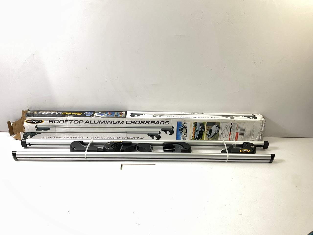 Cargoloc 52'' Rooftop Crossbars Universal Automotive Rack Top Cross Bar Set