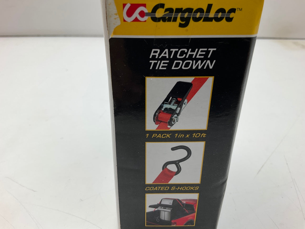 Cargoloc 32563 Ratchet Tie Down Strap - 10' X 1000lbs S-Hook