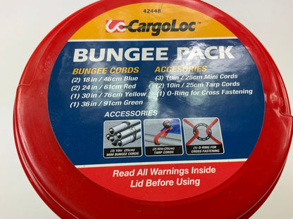 Cargoloc 42448 12-Piece Bungee Cord Assortment Pack