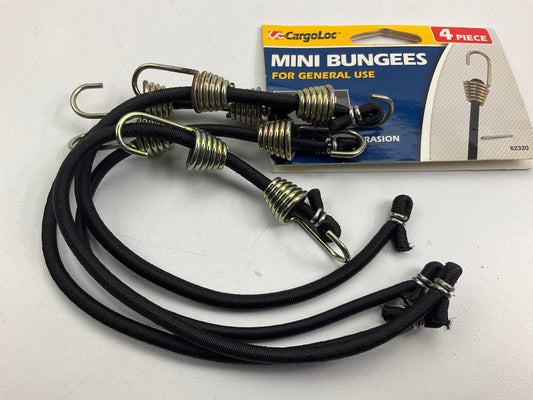 Pack Of 4 - Cargoloc 62320 10'' Mini Bungee Cords