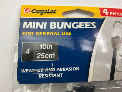 Pack Of 4 - Cargoloc 62320 10'' Mini Bungee Cords