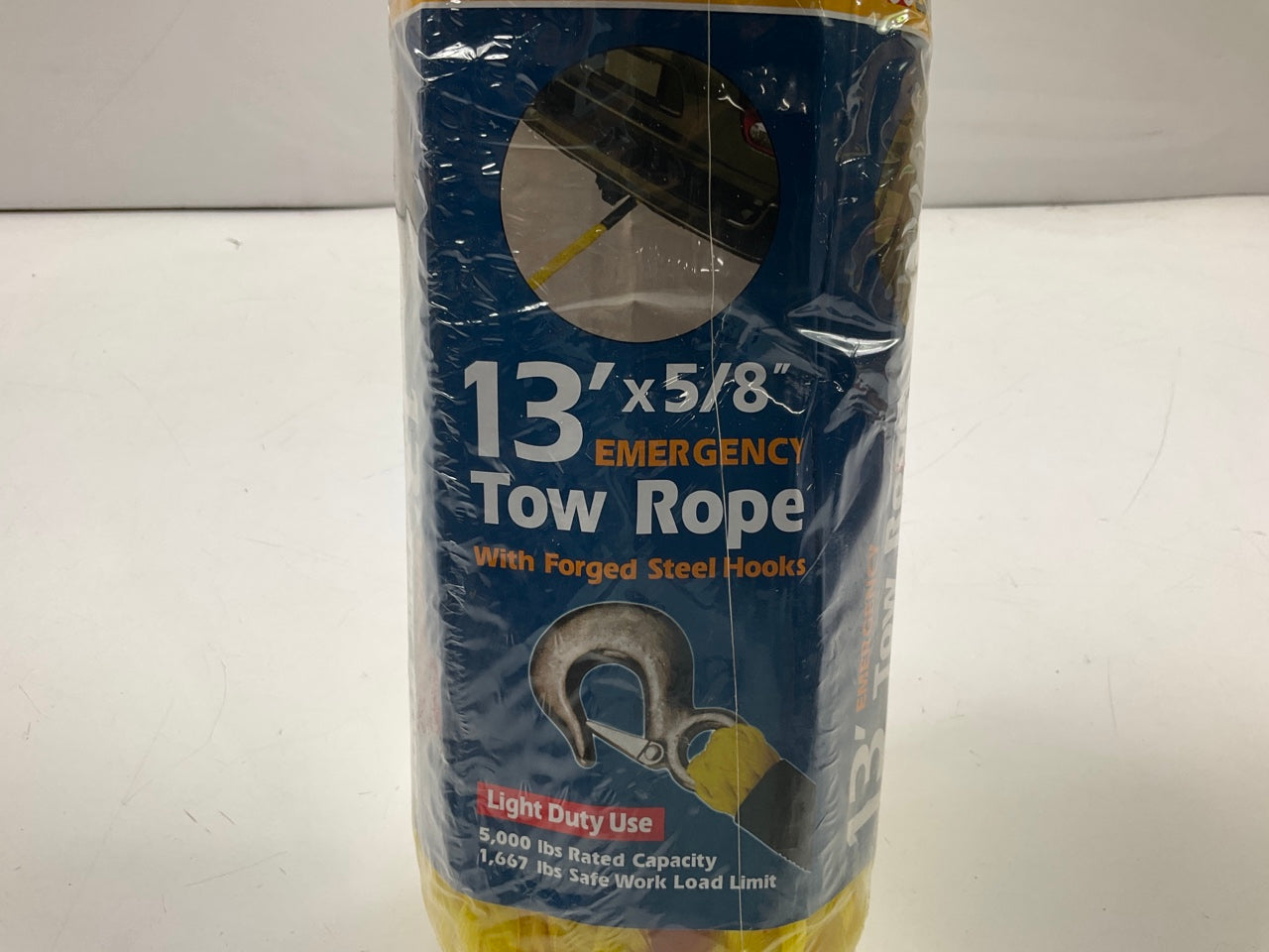 CargoLoc 82492 Emergency 5/8'' X 13' X 5,000 Lbs - Tow Rope With Hooks