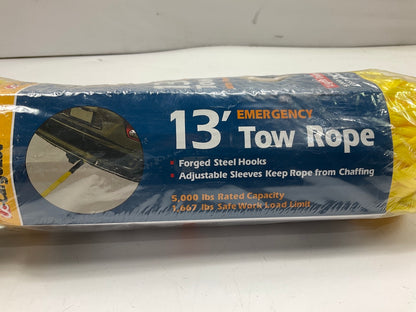 CargoLoc 82492 Emergency 5/8'' X 13' X 5,000 Lbs - Tow Rope With Hooks