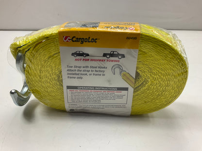 Cargoloc 82495 2'' X 30' Emergency Recovery Tow Strap LOAD LIMIT 5000lbs