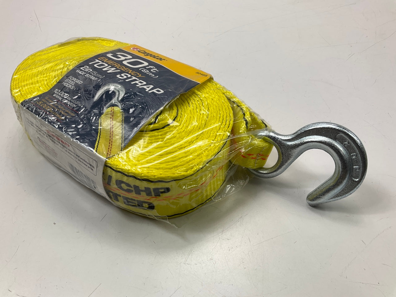 Cargoloc 82495 2'' X 30' Emergency Recovery Tow Strap LOAD LIMIT 5000lbs