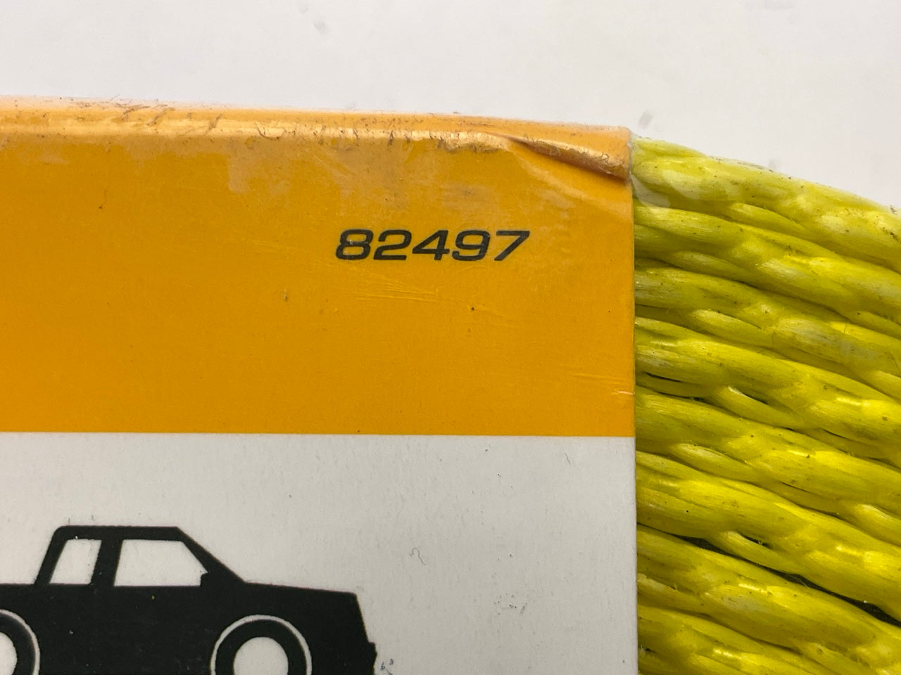 CargoLoc 82497  2'' X 20' X 17000 Lbs Break Strength - Recovery Yellow Tow Strap