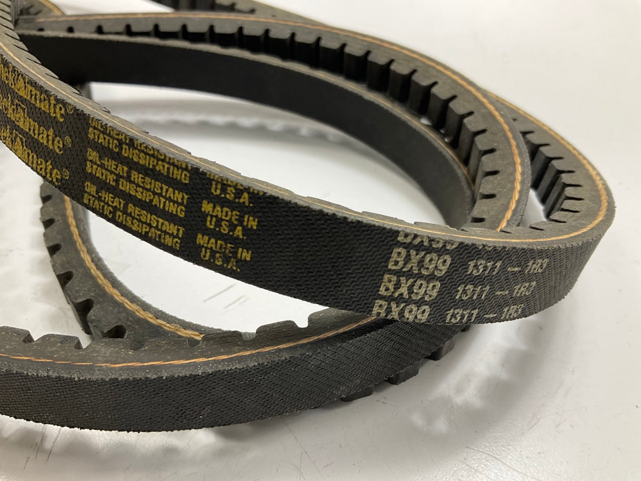 Carlisle BX99 Cogged Industrial Accessory Drive Belt - 5/8'' X 102''
