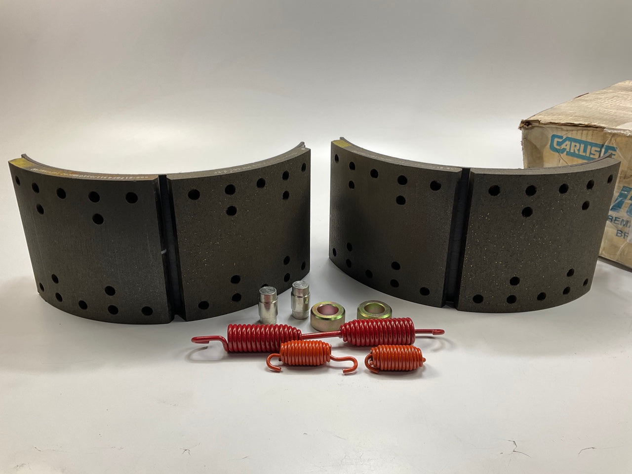RELINED Carlisle GC4311EG Brake Shoes 4311E 23000 Lb, 16.5'' X 7'', Low Mount Kit