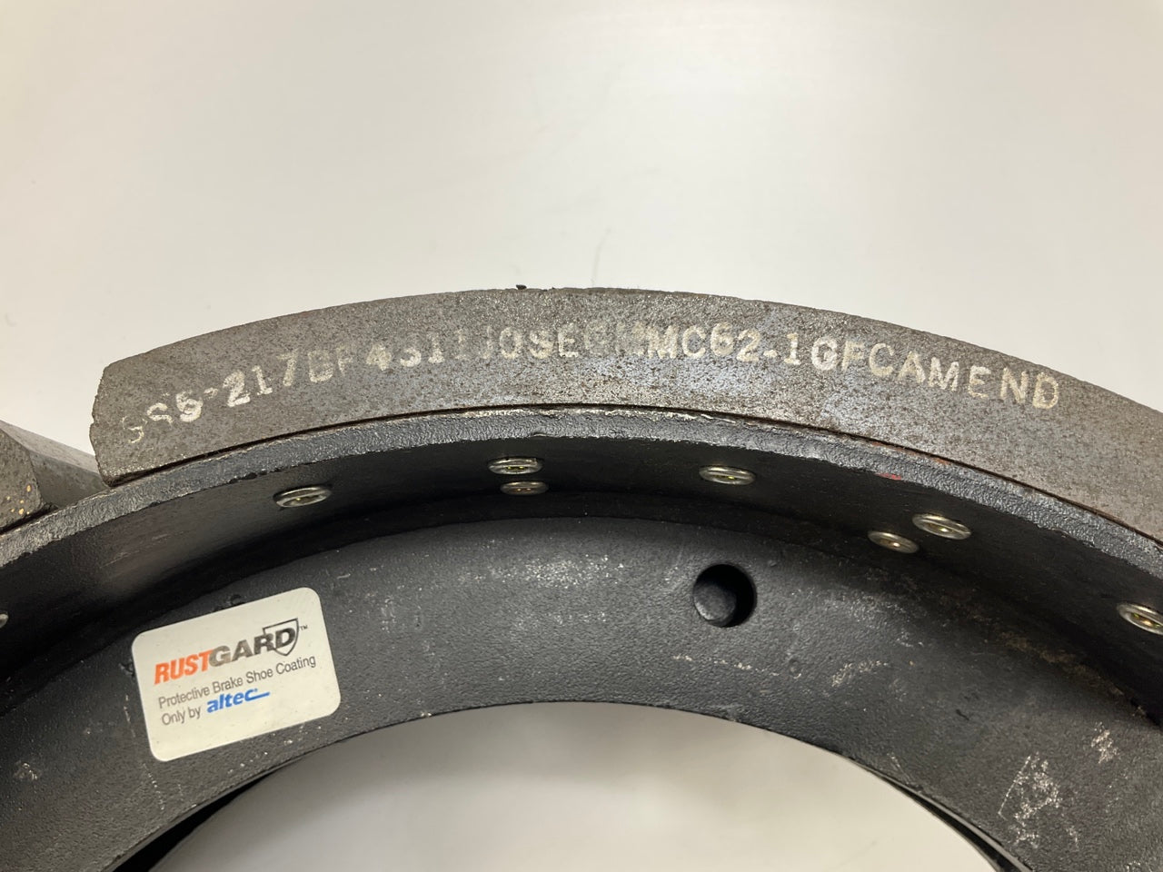 RELINED Carlisle GC4311EG Brake Shoes 4311E 23000 Lb, 16.5'' X 7'', Low Mount Kit