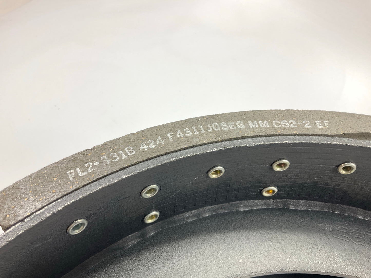 Relined Carlisle KCM4311ET Brake Shoes 16-1/2'' X 7'', 23,000 Lbs, 4311E (23K Lbs)