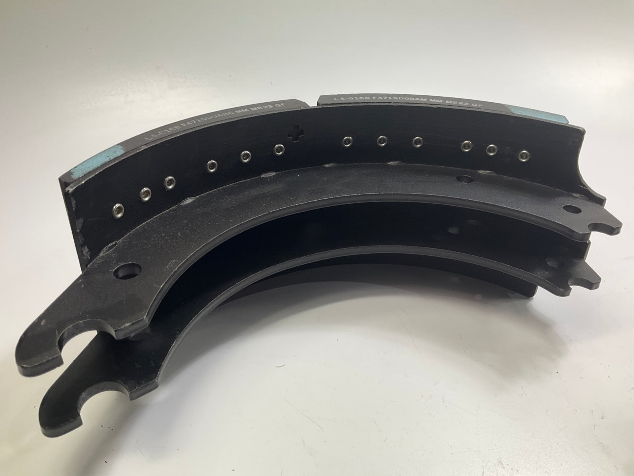 Relined Carlisle KGS4715RQ 16-1/2''x6'' # 4715Q Brake Shoes, 23000 Lbs (23K Lbs)