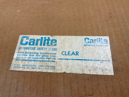 NOS - OEM Carlite 2600T Front Door Glass For 1973-1990 Ford L-Series L8000 L9000