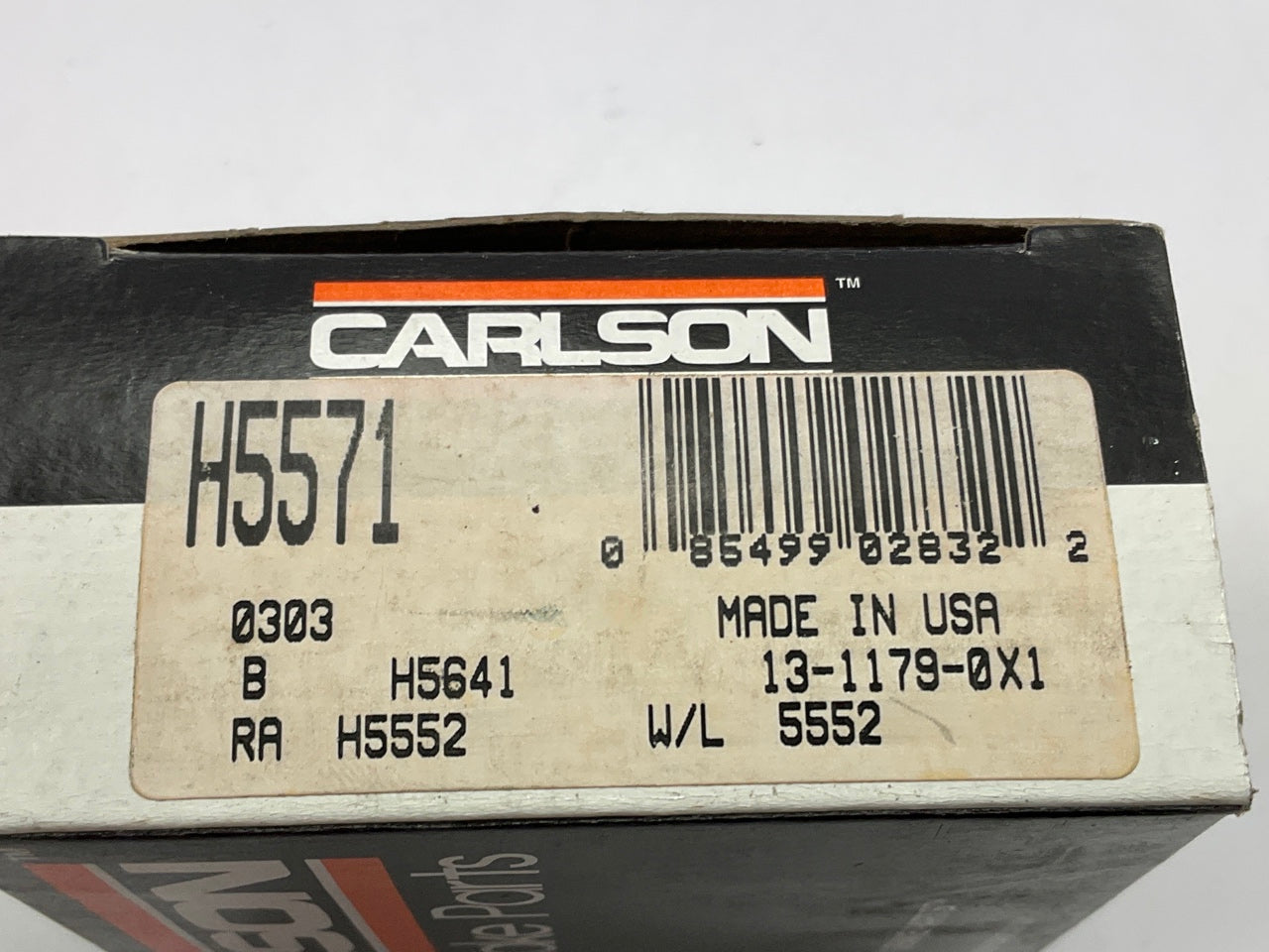 Carlson H5571 Front Disc Brake Hardware Kit