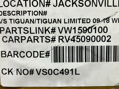 Carparts RV45090002 Rear Left Door Weatherstrip Seal (On Door) - 09-18 VW Tiguan