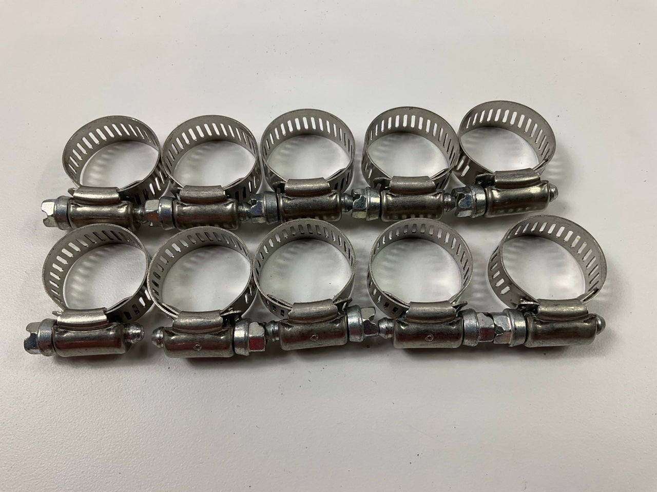 (10) Carquest 1010 Hose Clamps - Clamping Range Diameter: 1/2'' - 1-1/8''