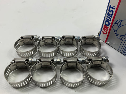 (x8) Carquest 1010CHC Hose Clamps 3/8'' - 5/8'' Hose, 1/2'' - 3/4'' Pipe