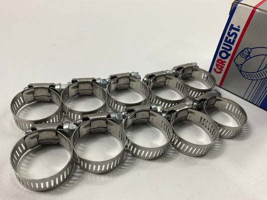 (10) Carquest 1012CHC Hose Clamps - 1/2'' To 1-1/4'' Clamp Diameter