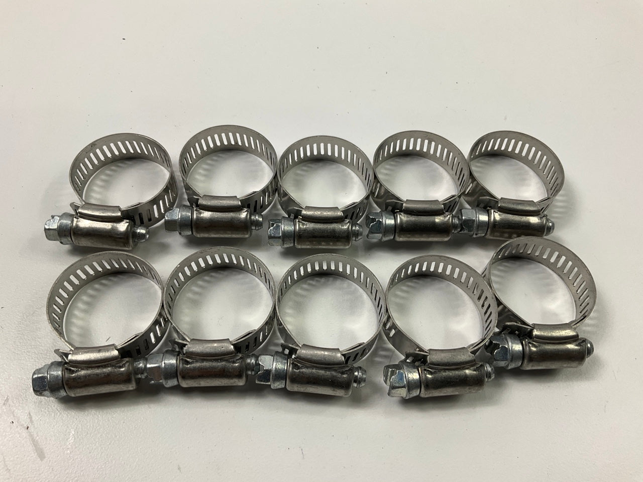 (10) Carquest 1012CHC Hose Clamps - 1/2'' To 1-1/4'' Clamp Diameter