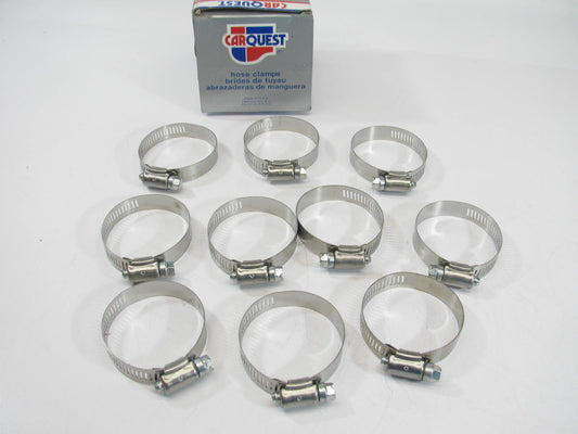 (10) Carquest 1028 Worm Gear Hose Clamp - 1-1/4'' - 1-5/8''