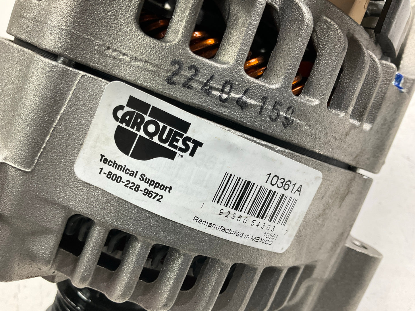 REMAN. Carquest 10361A Alternator, 180 Amp