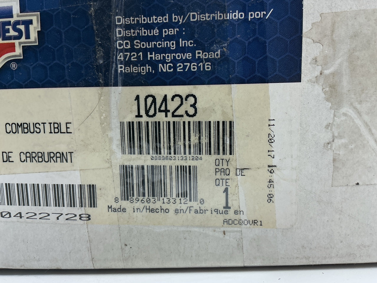 Carquest 10423 Heavy Duty Fuel Tank Filler Gas Cap - Locking