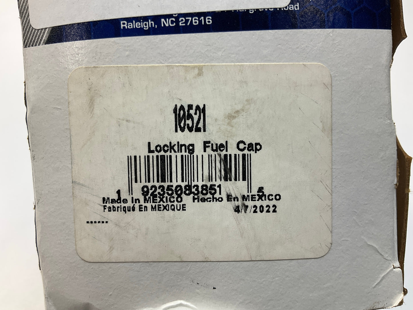 Carquest 10521 Fuel Tank Filler Gas Cap - Locking
