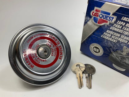 Carquest 10572 Locking Metal Fuel Tank Filler Gas Cap - With 2 Keys