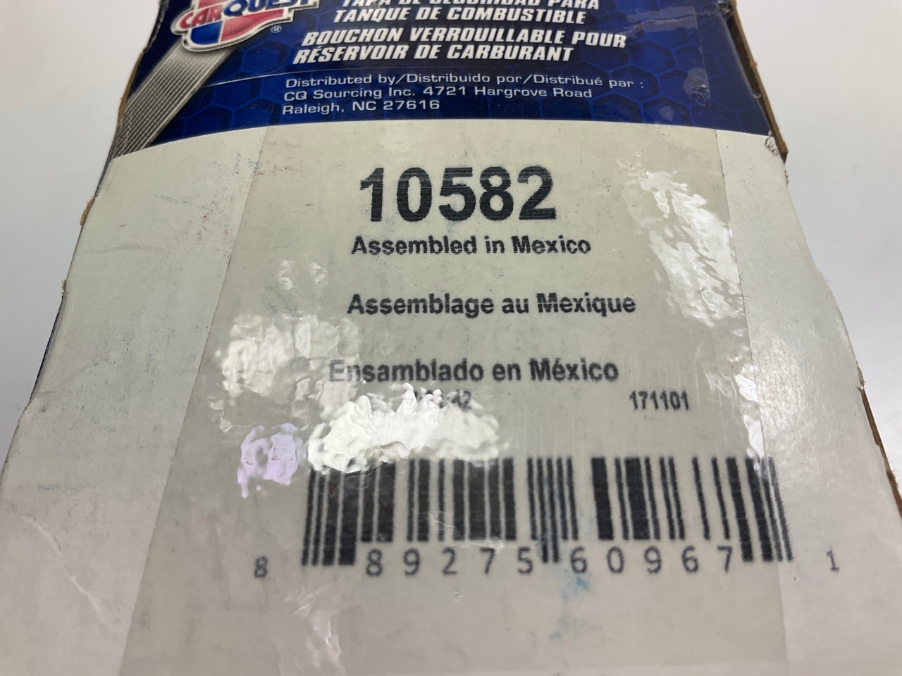 Carquest 10582 Locking Fuel Tank Filler Gas Cap