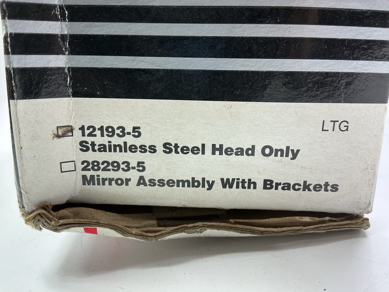 Carquest 12193-5 50'' Wide View Stainless Steel Mirror 9'' X 7'' Right / Left Mount