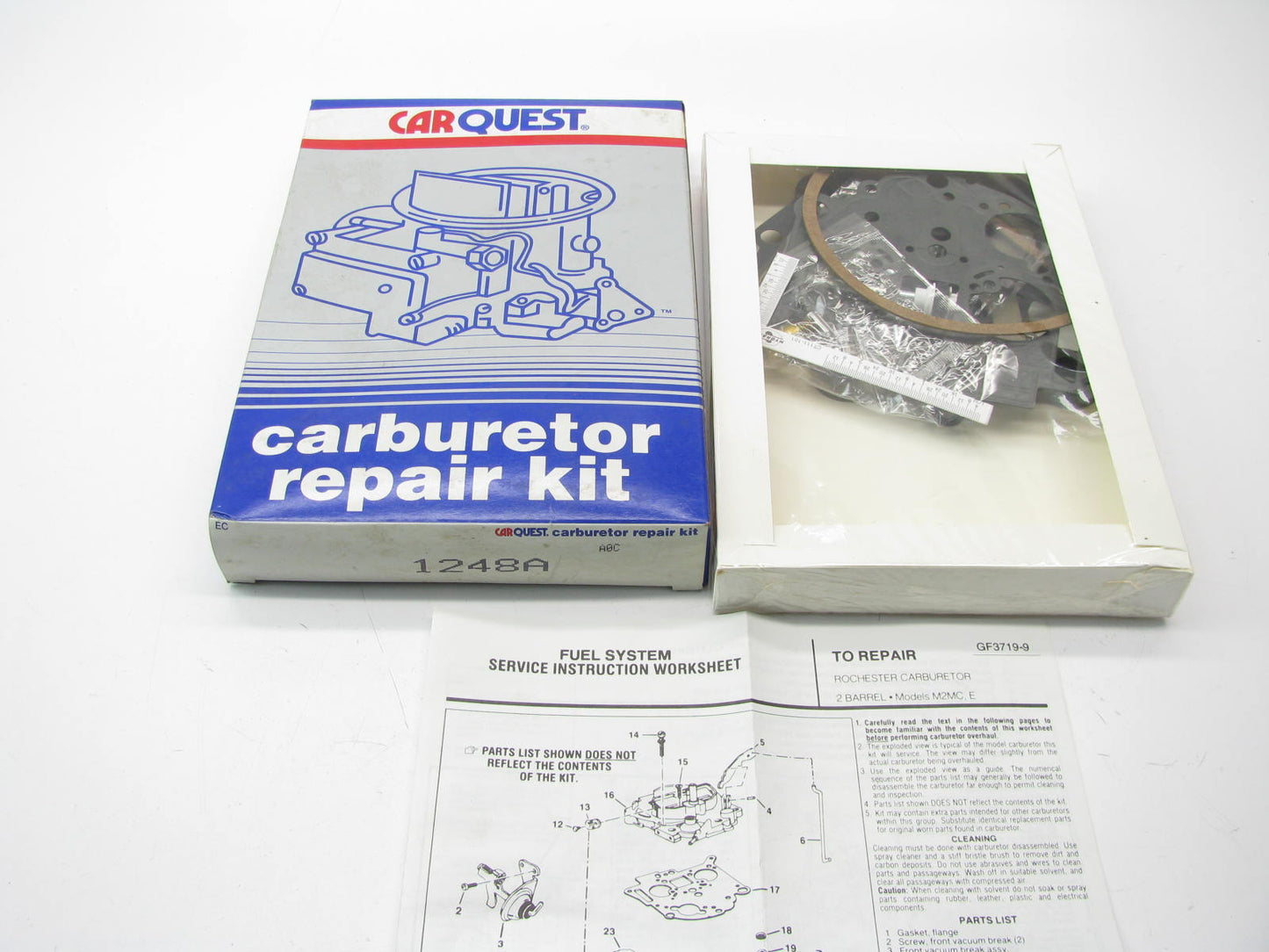 Carquest 1248A Carburetor Rebuild Kit for 1979-1981 GMC Rochester M2MC M2ME