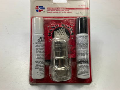 Carquest Battery Terminal Protection Kit: Cleaner Brush Tool, Grease & Spray
