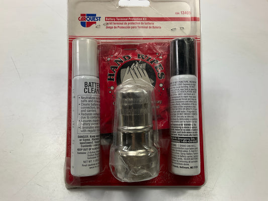 Carquest Battery Terminal Protection Kit: Cleaner Brush Tool, Grease & Spray
