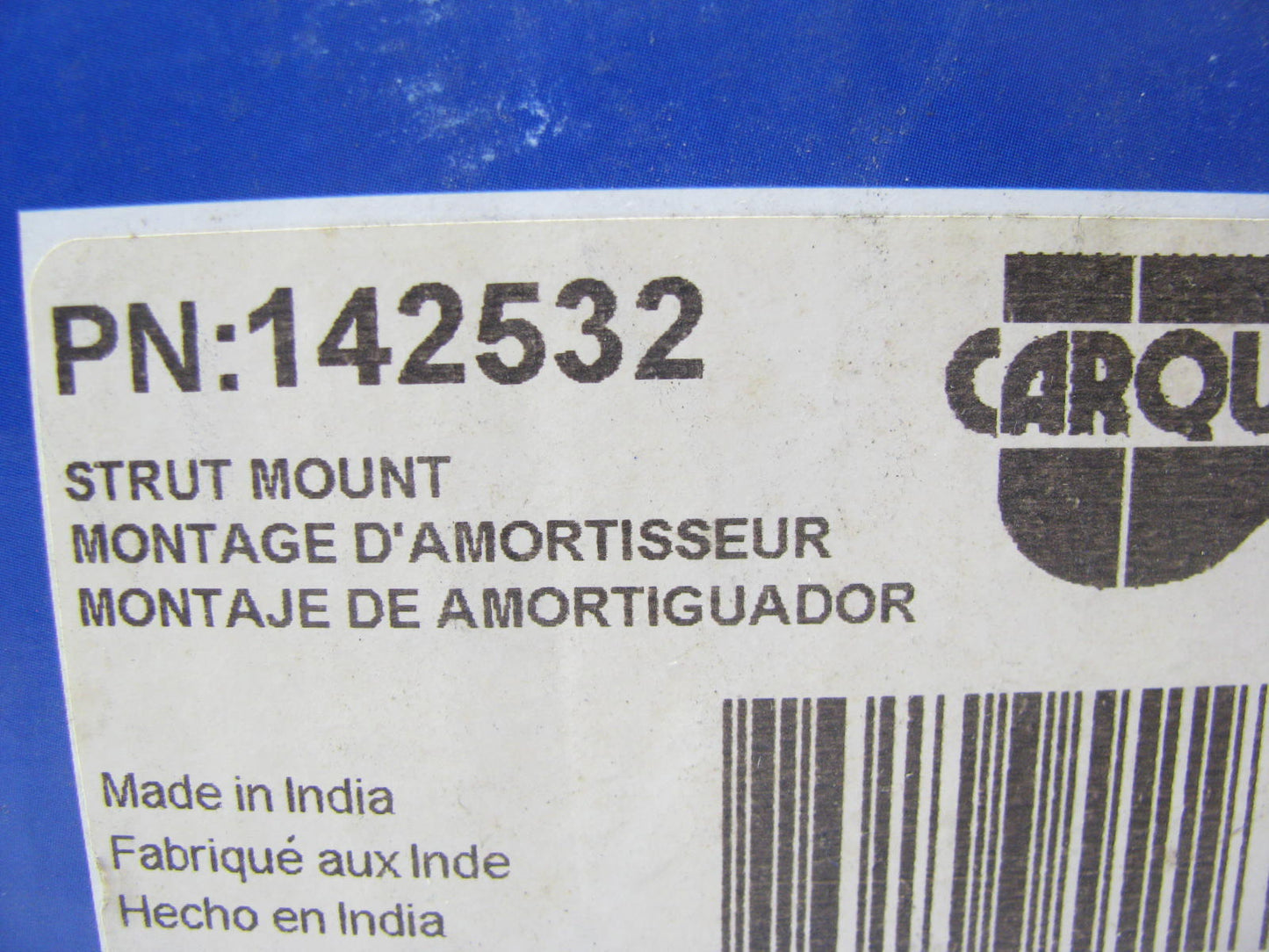 Carquest 142532 Suspension Strut Mount - Rear
