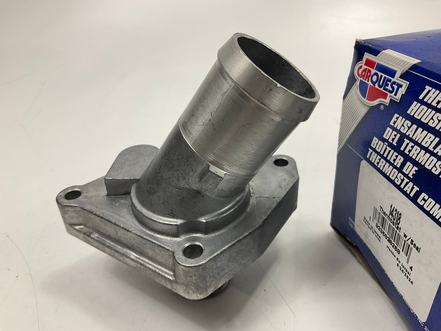 Carquest 14318 Integrated Engine Coolant Thermostat Housing - 180 Degree