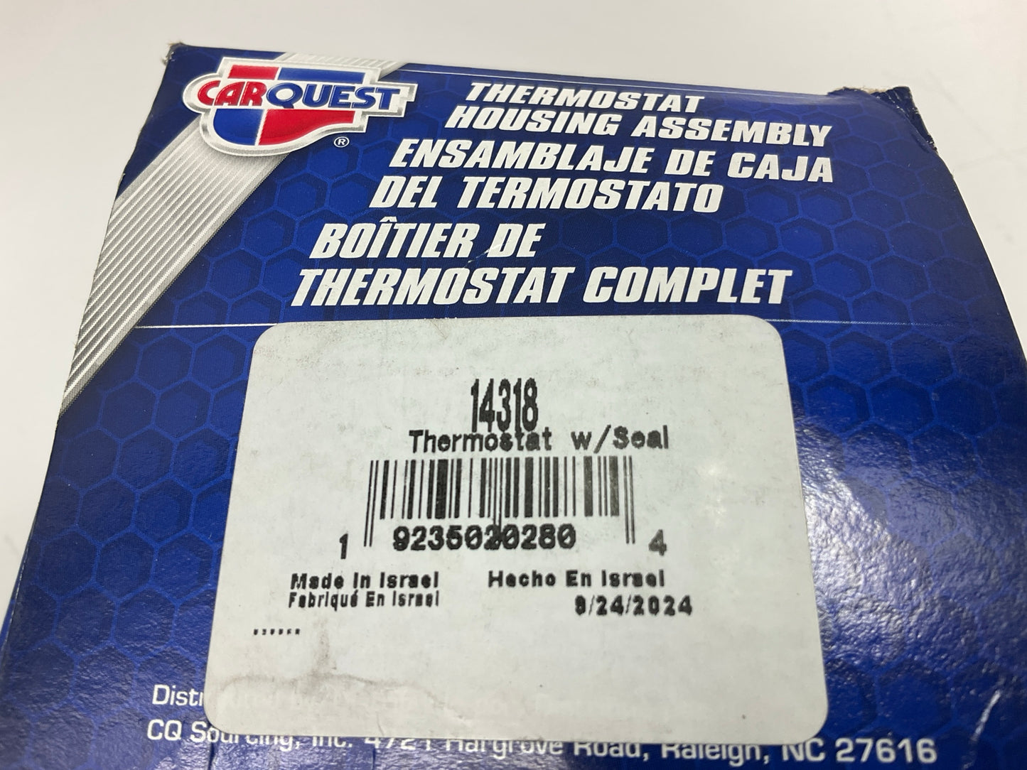 Carquest 14318 Integrated Engine Coolant Thermostat Housing - 180 Degree