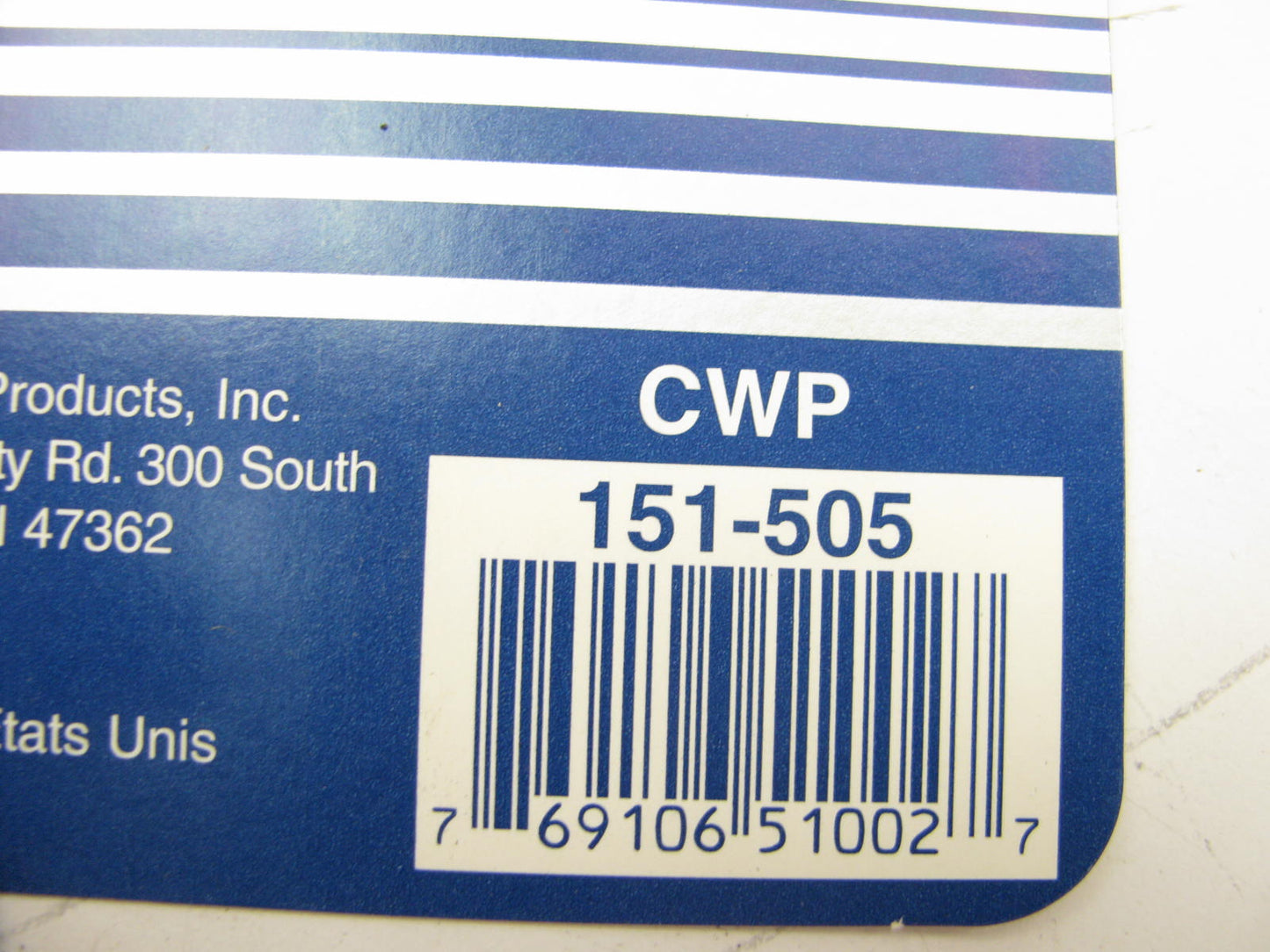 Carquest 151-505 Windshield Washer Pump