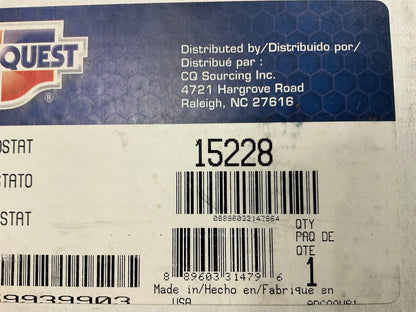 Carquest 15228 Heavy Duty Engine Coolant Thermostat, 180 Degree