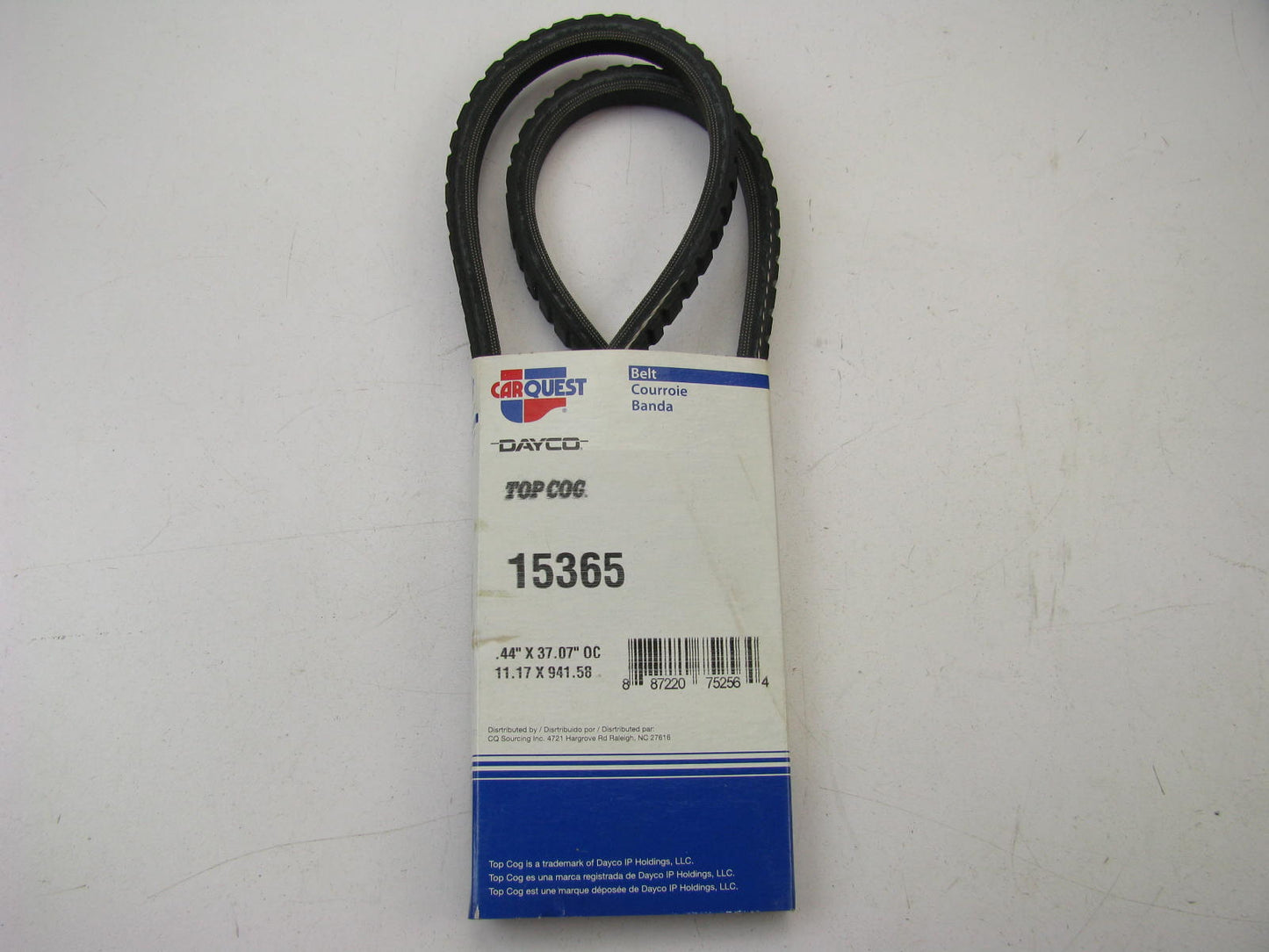 Carquest 15365 Accessory Drive Belt - 3/8'' X 37-1/8''