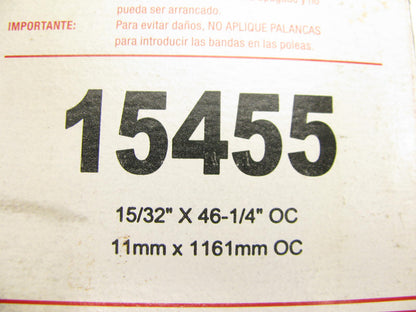 Carquest 15455 Accessory Drive Belt -  15/32'' X 46-1/4'' OC
