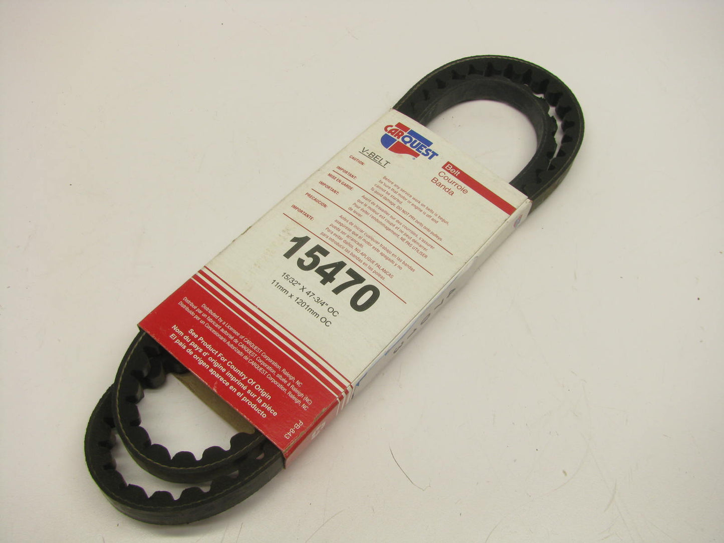 Carquest 15470 Accessory Drive Belt - 0.44'' X 47.00'' - 36 Degree