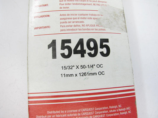 Carquest 15495 Accessory Drive Belt - 0.44'' X 49.50'' - 36 Degree